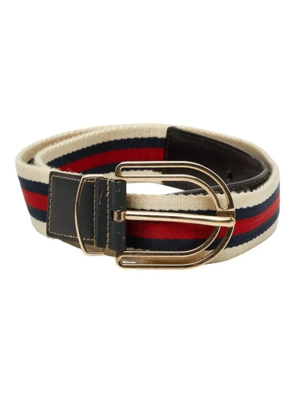 Gucci Sherry Line Belt 85 34 Multicolor Canvas Leather